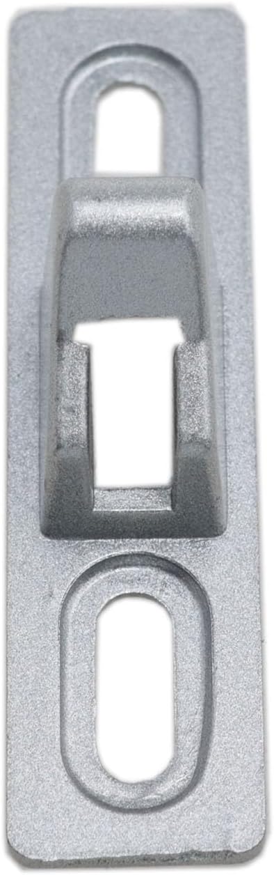 Cerradura vidrio deslizante puerta corredera 2uds plateado