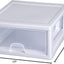 Cajón apilable transparente 16qt