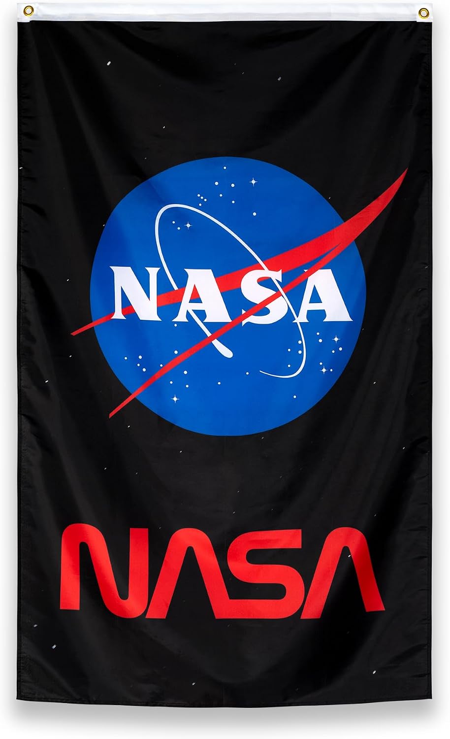 Bandera NASA 3x5ft poliéster con ojales latón