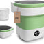 Lavadora portátil 20l cesta giratoria 3 modos limpieza verde