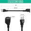 Cable extensión 125V 16AWG 3 clavijas para electrodomésticos