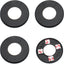 Brida ABS Split 4 Pzas Accesorio Tubería Agua Pared Negro