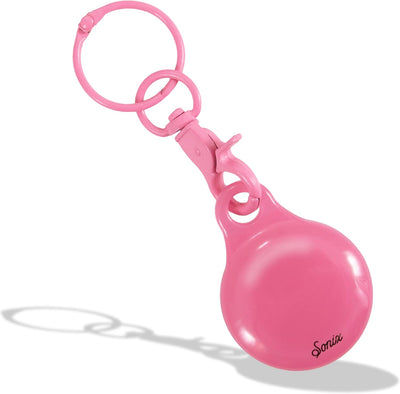 Fundas Sonix AirTag con llavero cangrejo rosa