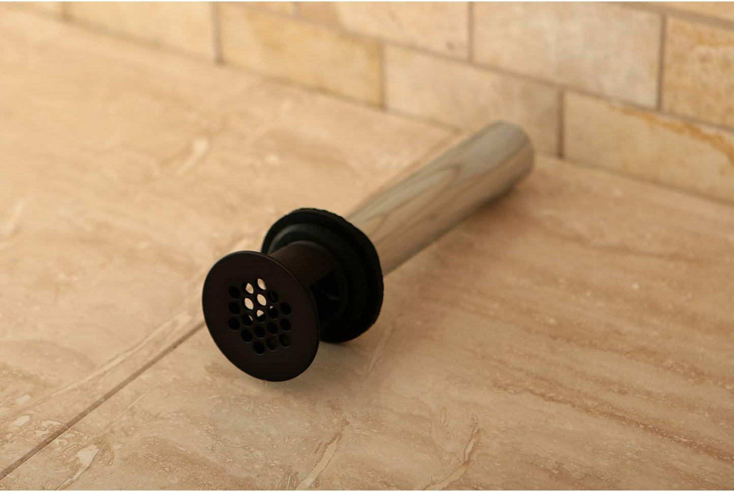 Rejilla drenaje grifo 1.25x6 pulg bronce aceitado