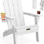 Silla Adirondack plegable plástico textura madera
