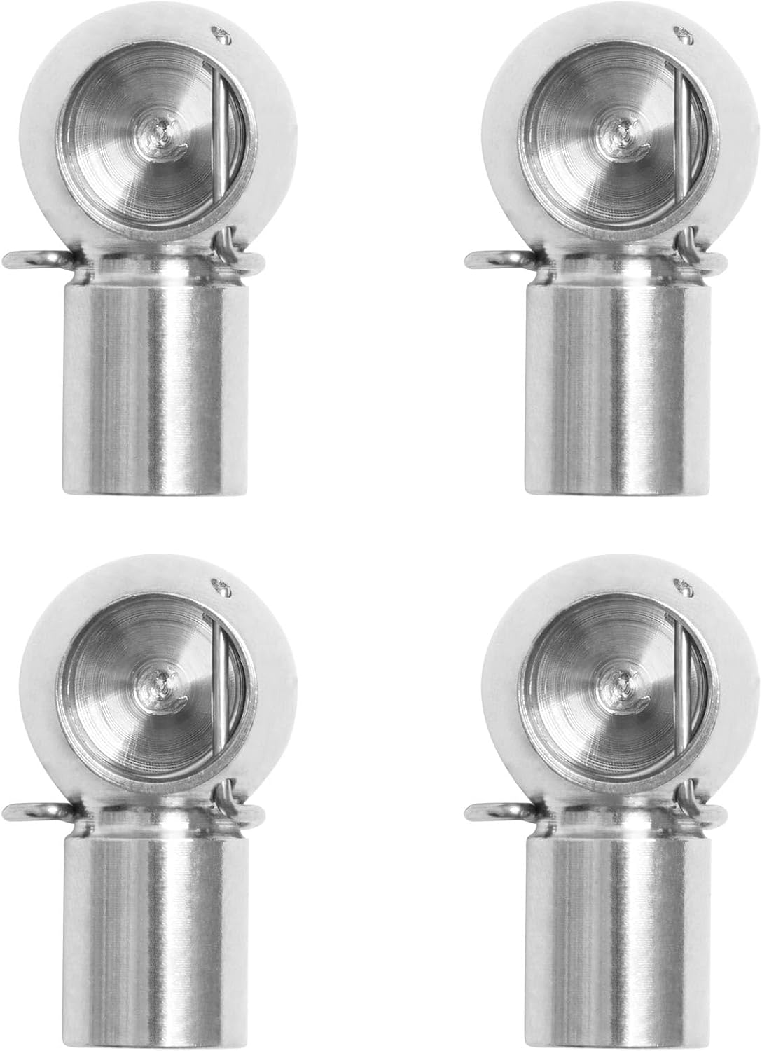 Conexiones bola acero inox M8 4 Pzas soporte elevación