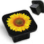 Cubierta tapón enganche floral amarilla 2pulg