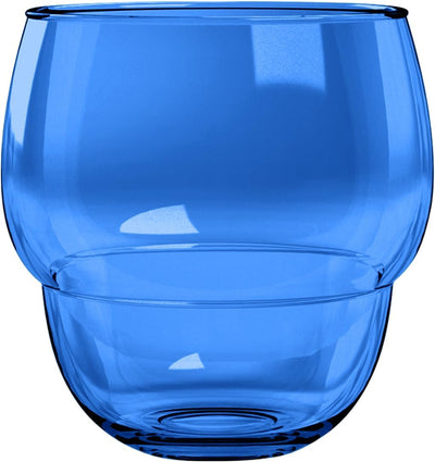 Vasos apilables acrílico 14oz resistentes azul