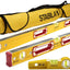 Set 3 Niveles Stabila con Estuche