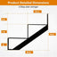 Elevador escalera acero 2 pasos 19.5" set 3