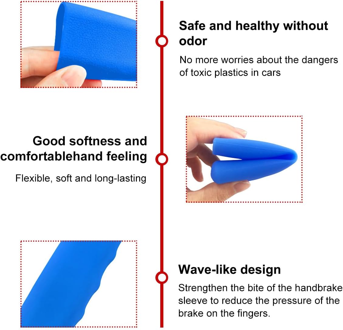 Funda silicona antideslizante para freno de mano
