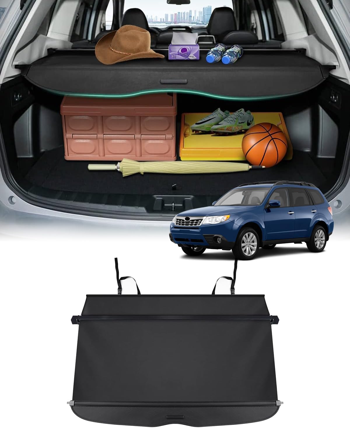 Cubierta maletero retráctil Subaru Forester 09-13