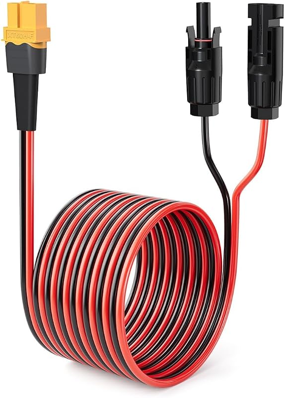 Cable Solar XT60 10AWG 75ft Conector Panel a XT60