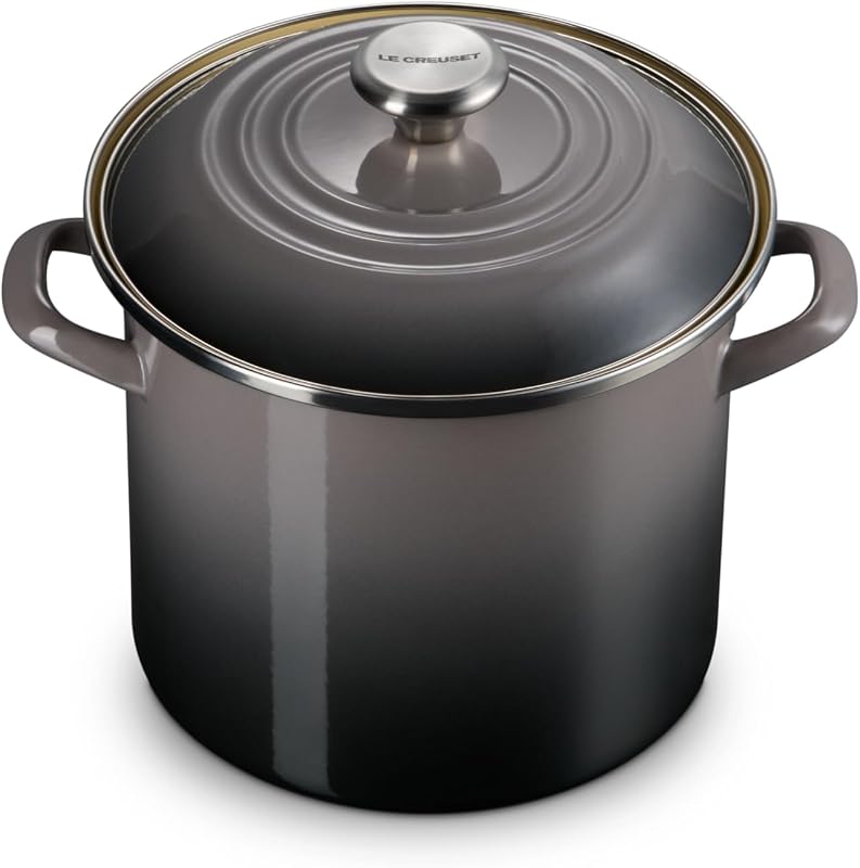 Olla esmaltada acero 8qt con perilla inox Oyster