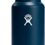 Botella agua acero inox aislada tapa flexible 946ml azul
