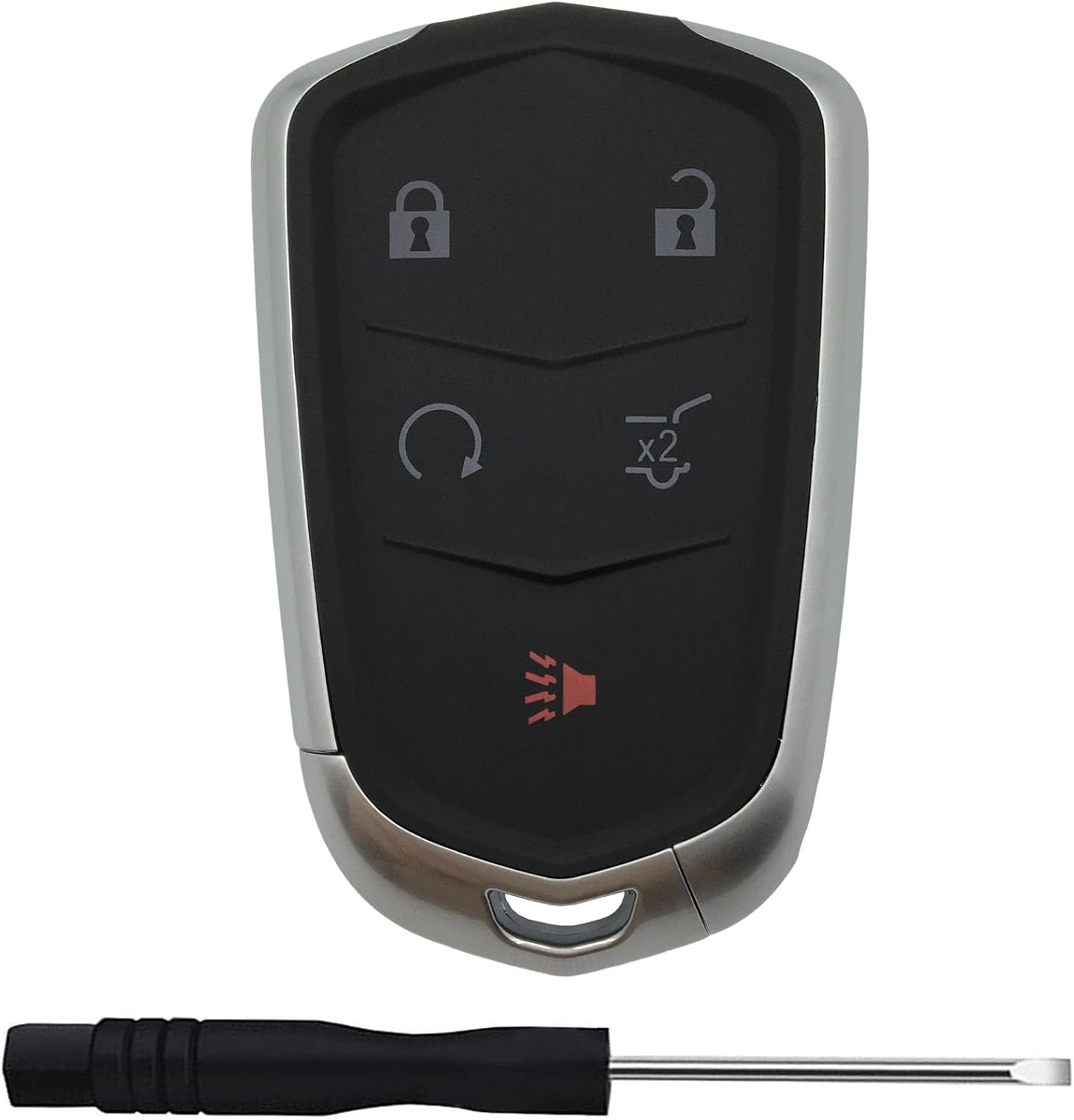 Funda llavero remoto sin llave Cadillac 5 botones