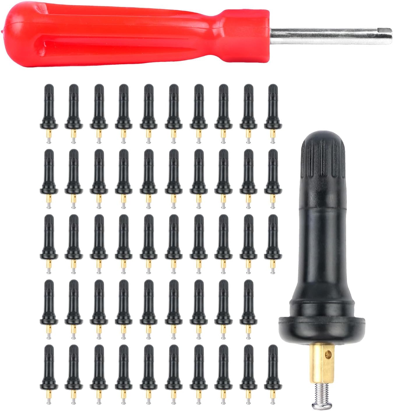 50 Pzas TPMS 20008 con sensor presión neumáticos llave roja