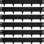 Bordes metal martillo 9.4pulg pack 6 para paisajismo