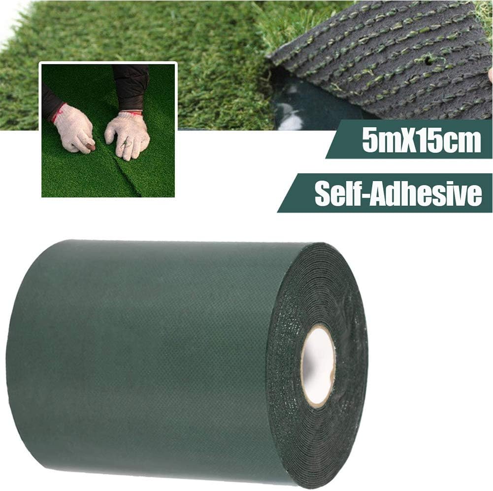 Cinta césped artificial doble cara 6" x16ft autoadhesiva