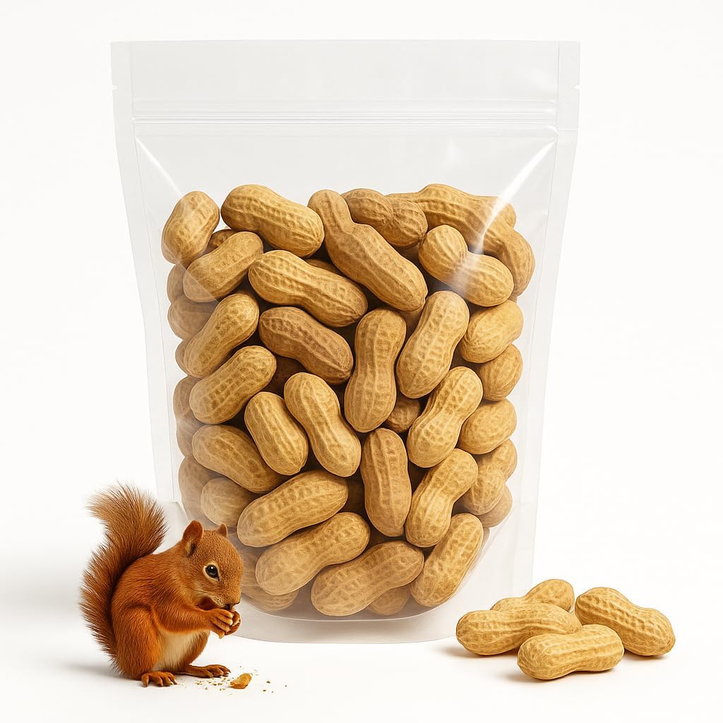 Cacahuetes enteros con cáscara para pájaros 10lb