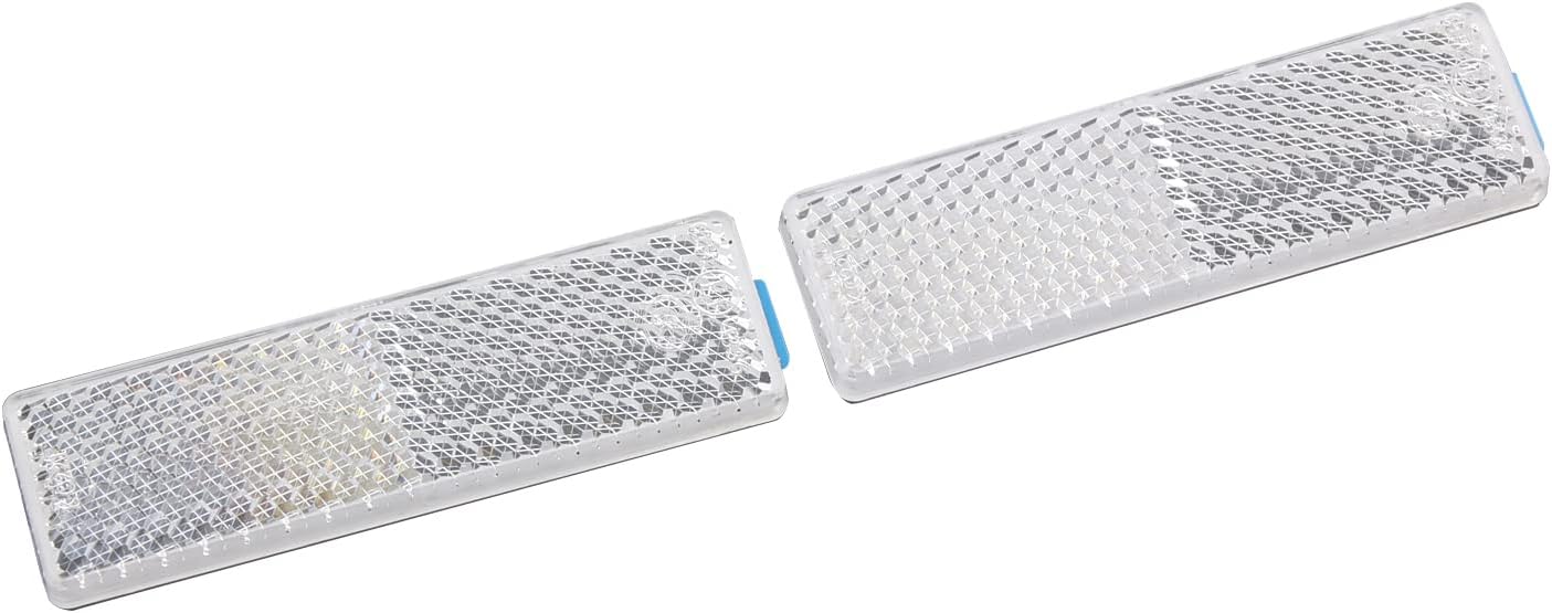 Reflector adhesivo rectangular para camión autobús 2.99x0.87pulg