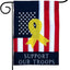 Bandera jardín honra veteranos USA Servicio Militar