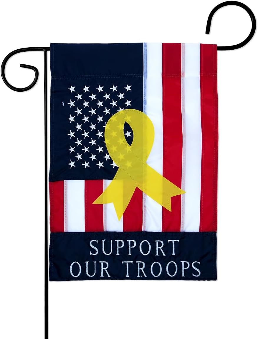 Bandera jardín honra veteranos USA Servicio Militar