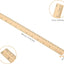 Pack 144 reglas madera 12pulg con cm y pulg oficina