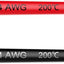Cable eléctrico 14 AWG 20pies negro rojo flexible 400hilos