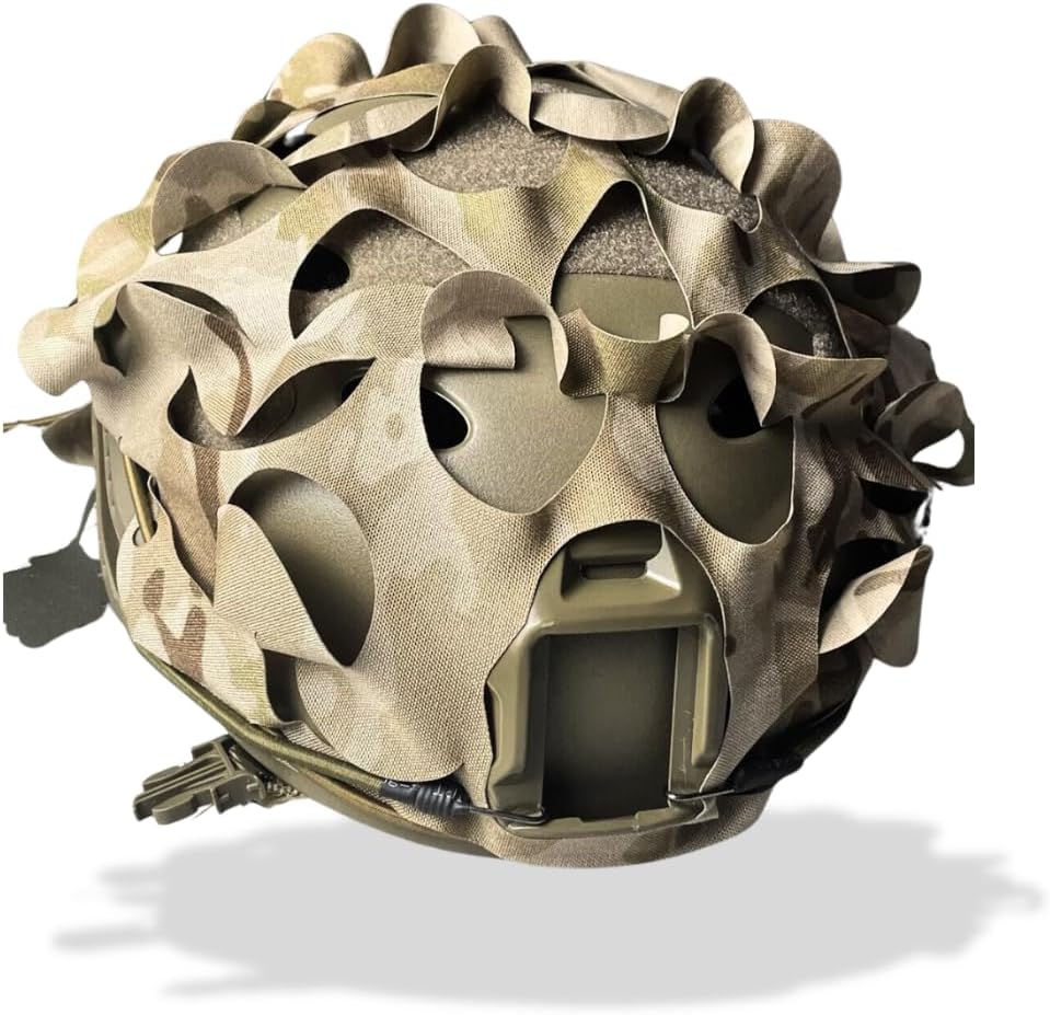 Casco camuflaje Ghillie para Hi-Cut Fast EXFIL