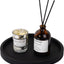 Bandeja silicona redonda para baño y cocina 8" color negro