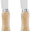 Set 2 Cuchillos Mantequilla Mango Roble Acero Inox