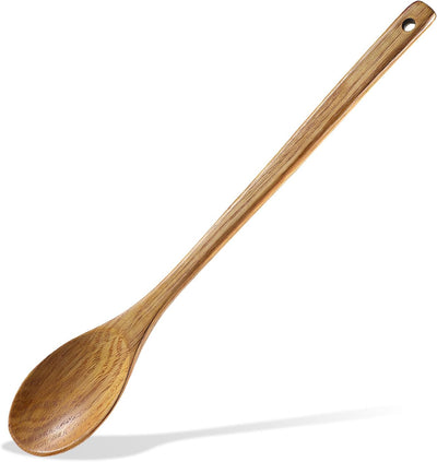 Cucharas de madera mango largo 16.5pulg para mezclar