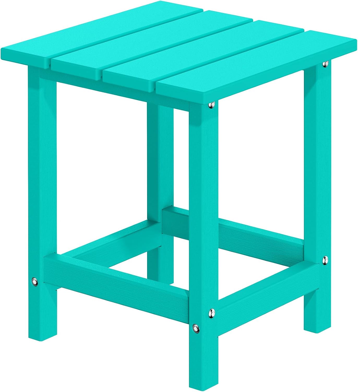 Mesa auxiliar Adirondack exteriores 14.7" polietileno azul