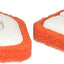 Recambio fregador tina azulejos naranja 2uds