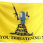 Bandera 3x5ft Are You Threatening Me dormitorio