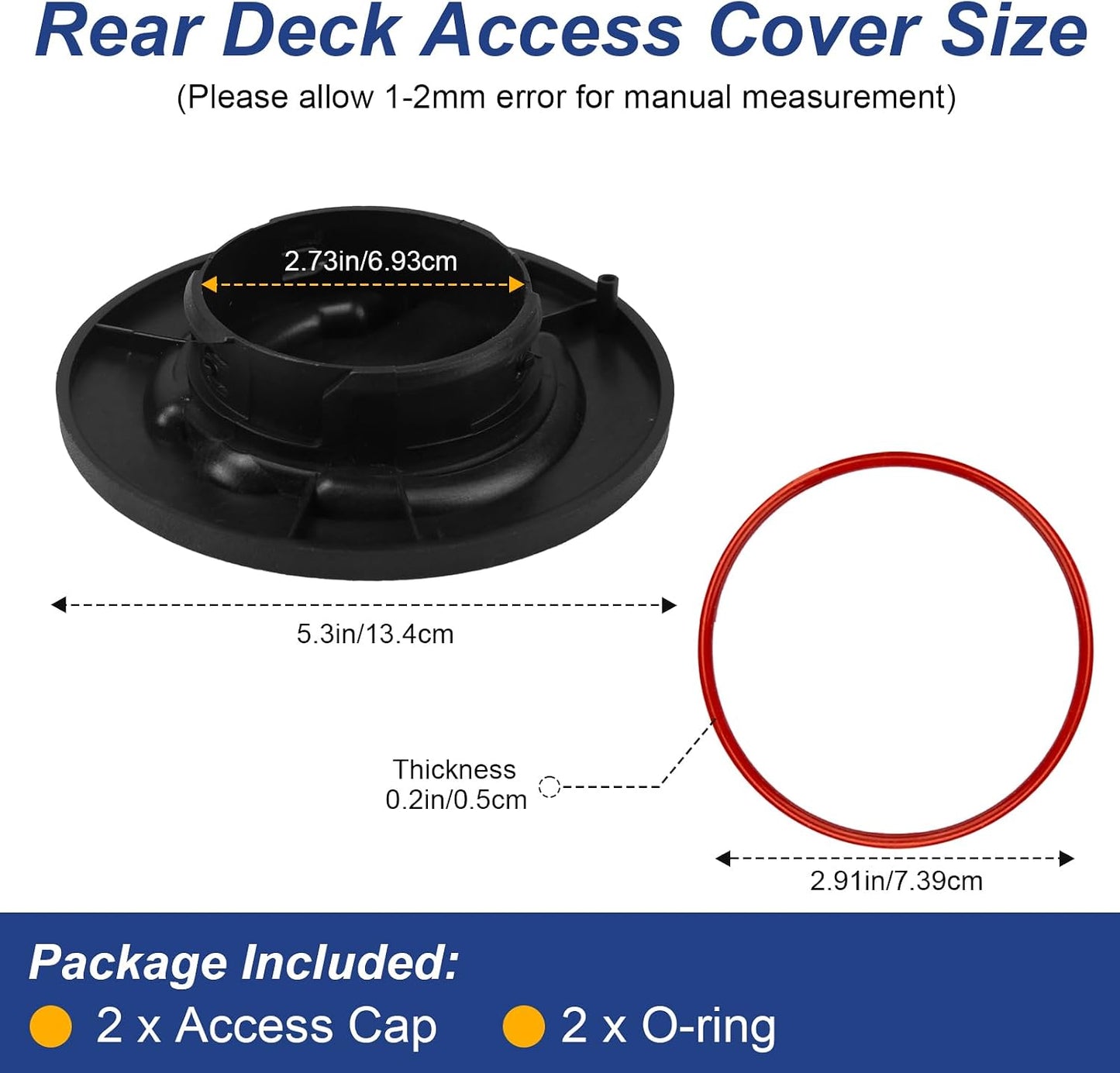 2 Pzas Tapa Acceso Sea-Doo GTX RXT Cubierta Trasera