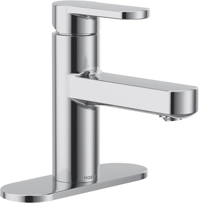 Grifo cromado un solo agujero para lavabo baño 84014