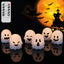 6 Velas LED Parpadeantes Halloween con Control Remoto