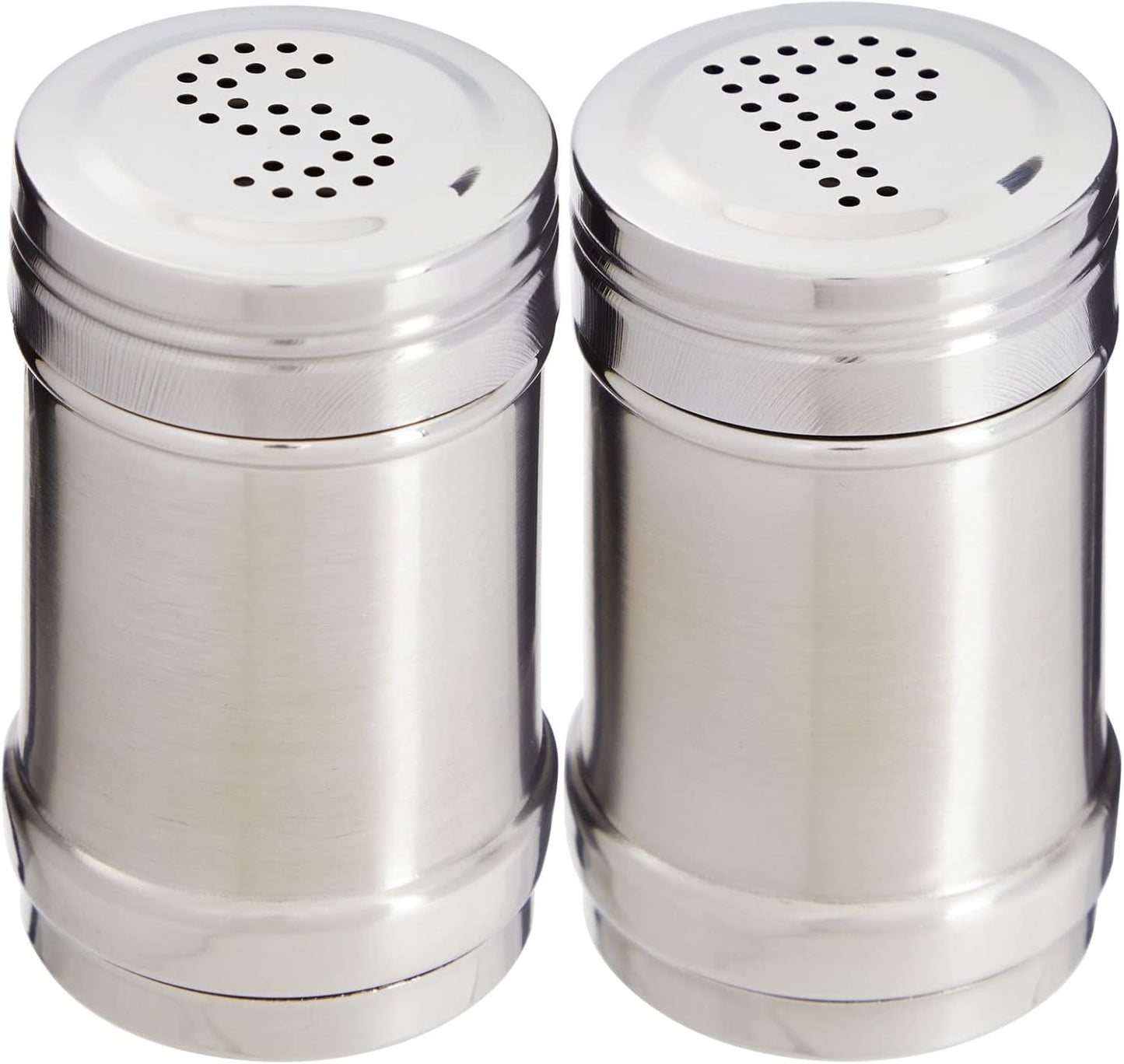 Set salero pimentero acero inox 2oz cocina viaje tapas perforadas