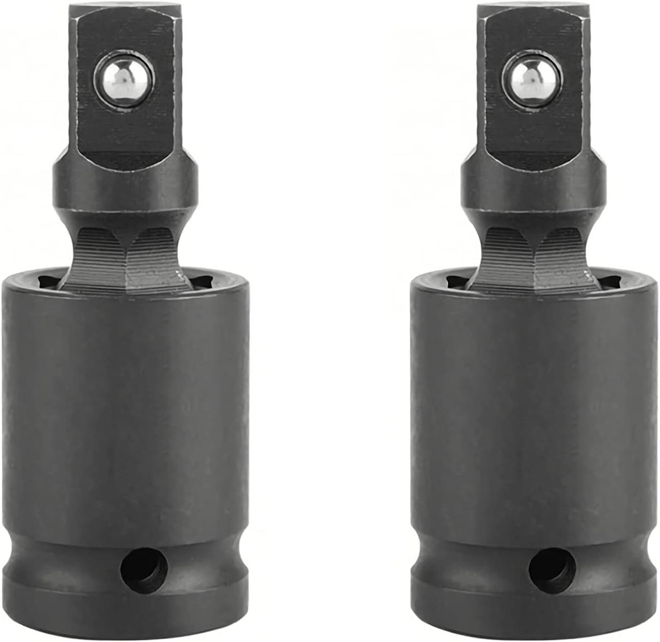 Adaptador enchufe giratorio universal 1/2 acero CR-V 2 Uds