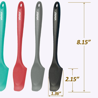 Espátula silicona curva con cuenco poco profundo 8.2pulg