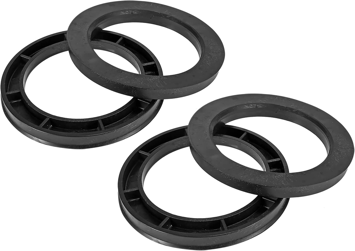 4 Pzas Anillos Rueda Coche 3.075pulgID 4.252pulgOD