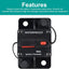 Disyuntor impermeable 150A 12-48VCC para motores marinos y