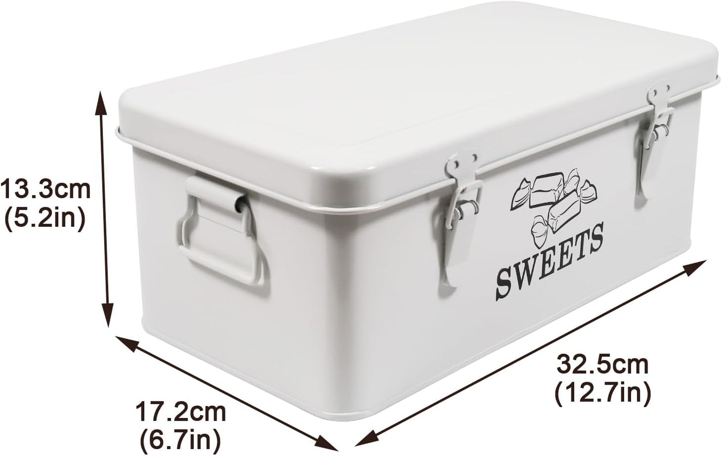 Caja metal 4 compartimentos cerradura seguridad