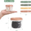Recipientes 8oz con tapa rosca set 12 reutilizables