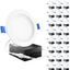 Pack 24 Luces LED Empotrables 4pulg 3000K Blanco Cálido