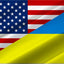 Bandera Ucrania EE.UU. 3x5ft poliéster doble costura