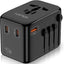 Adaptador enchufe mundial 45W GaN con 3 USB-C y 1 USB-A