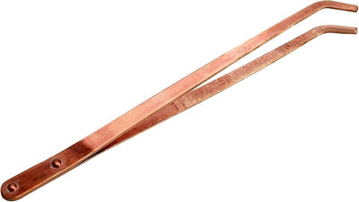 Pinzas cobre 8.5pulg curva para joyas soldar y decapado